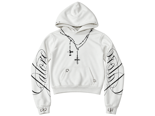"HALO" Hoodie - White (Pre-Made)