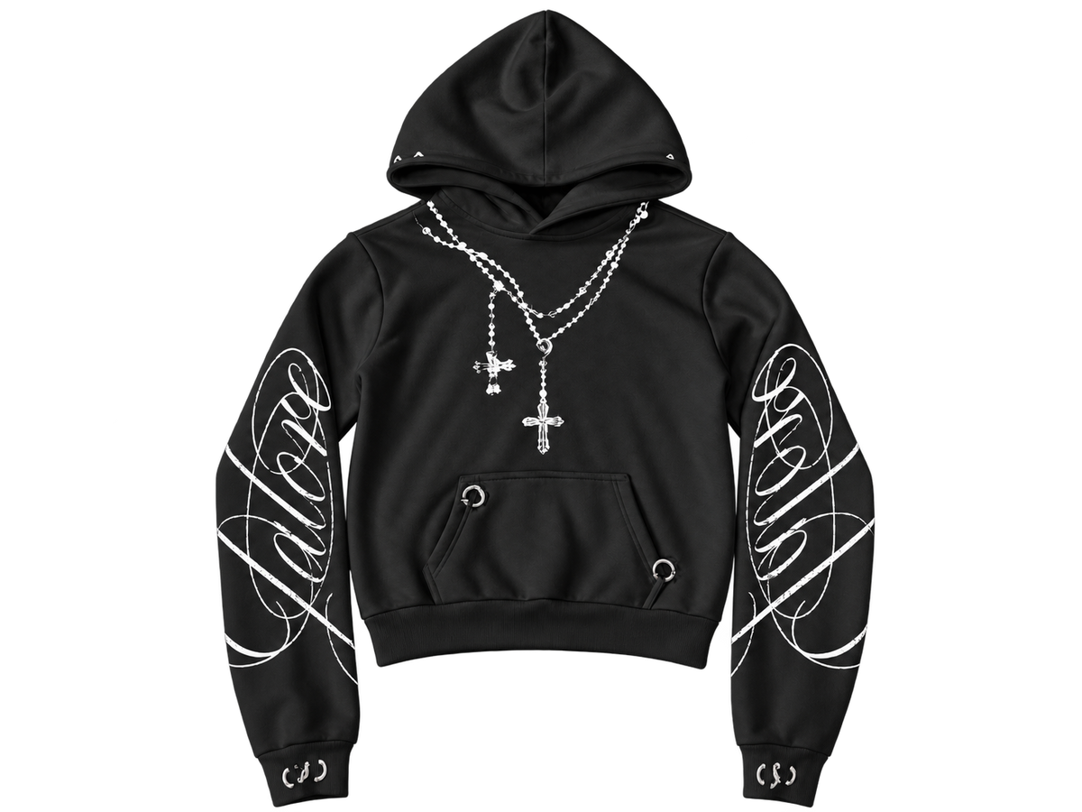 "HALO" Hoodie - Black (Pre-Made)